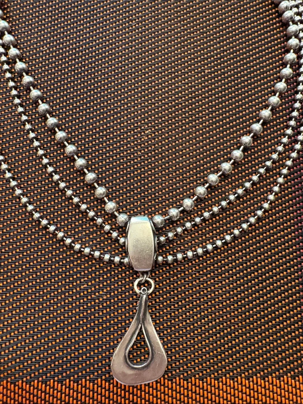 Silpada .925 Beaded Chain Necklace